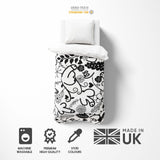 Floral Willy Pattern Rude Funny Custom Soft Single Size Novelty Bed Duvet Cover