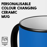 Ukraine Flag Design Tea Coffee Gift Heat Sensitive Magic Colour Changing Mug