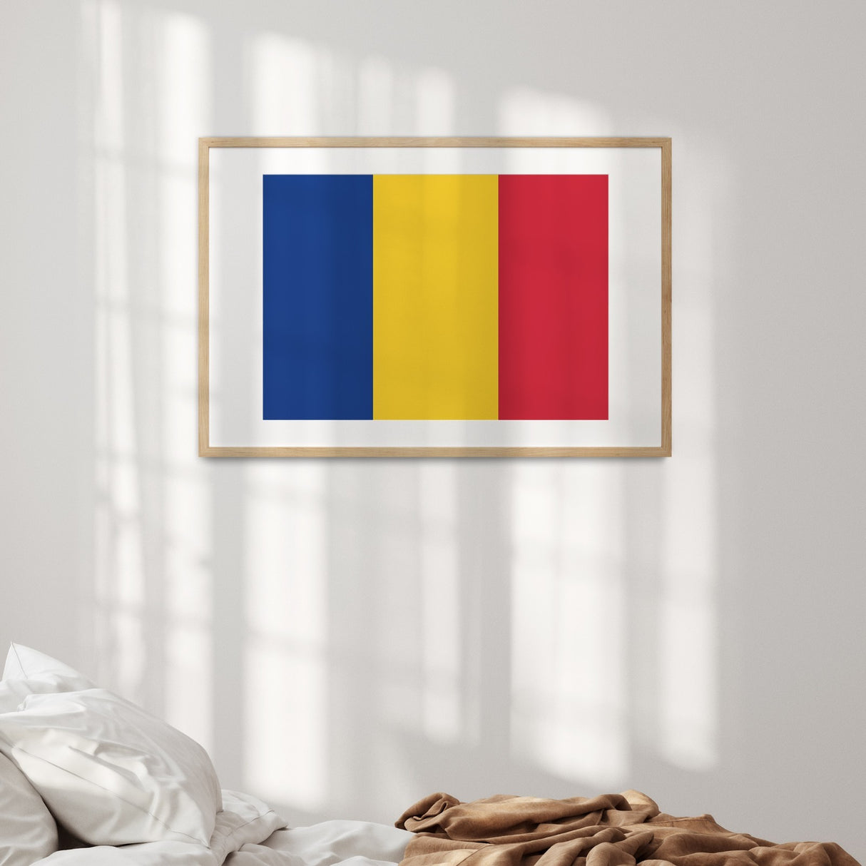 Romania Flag Patriotic Custom Wall Art - Poster Picture Print Decor Gift Home