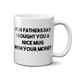 Personalised Fathers Day Dad Novelty Funny Comic Coffee Mug Gift 11oz Ceramic