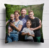 Upload Your Own Photo Custom Made Printed Soft Square Filled Cushion Throw