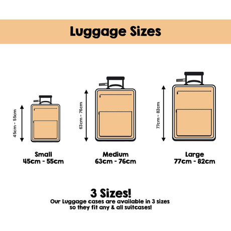 Upload Your Photo Custom Luggage Cover Personalised Suitcase Wrap Unique Gift