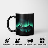 Northern Lights Heat Sensitive Magic Colour Changing Mug Novelty Drink Cup Gift