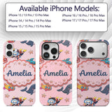 Kids Scuba Divers Submarine Decorative Design Custom Name Protective Phone Case Mobile Cover Durable Everyday Smartphone Shock Resistant