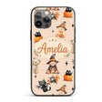 Cute Halloween Teddy Bears Mummy Printed Design Custom Name Protective Phone Case Mobile Cover Durable Everyday Smartphone Shock Resistant