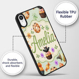 Cute Halloween Donuts Sweet Spooky Treats Soft Custom Name Protective Phone Case Mobile Cover Durable Everyday Smartphone Shock Resistant