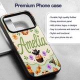 Cute Halloween Donuts Sweet Spooky Treats Soft Custom Name Protective Phone Case Mobile Cover Durable Everyday Smartphone Shock Resistant