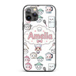 Cute Kawaii Chef Girl Cooking Printed Design Custom Name Protective Phone Case Mobile Cover Durable Everyday Smartphone Shock Resistant