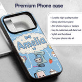 Cute Kawaii Mixer Kettle Fruits Printed Design Custom Name Protective Phone Case Mobile Cover Durable Everyday Smartphone Shock Resistant
