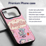 Cute Kawaii Mixer Kettle Fruits Printed Design Custom Name Protective Phone Case Mobile Cover Durable Everyday Smartphone Shock Resistant
