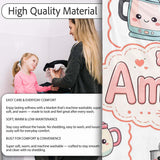 Cute Kawaii  Mixer Kettle Fruits Light Grey Background  Personalised Custom Name Super Soft Fleece Blanket Bed Sofa Throw