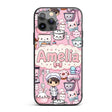 Cute Kawaii Baking Girl Appliances Utensils Light Custom Name Protective Phone Case Mobile Cover Durable Everyday Smartphone Shock Resistant