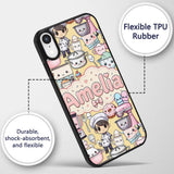 Cute Kawaii Baking Girl Appliances Printed Design Custom Name Protective Phone Case Mobile Cover Durable Everyday Smartphone Shock Resistant