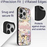 Cute Kawaii Baking Girl Appliances Printed Design Custom Name Protective Phone Case Mobile Cover Durable Everyday Smartphone Shock Resistant