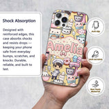 Cute Kawaii Baking Girl Appliances Printed Design Custom Name Protective Phone Case Mobile Cover Durable Everyday Smartphone Shock Resistant