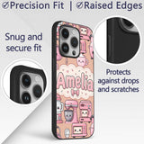 Cute Kawaii Appliances Mixer Toaster Blender Custom Name Protective Phone Case Mobile Cover Durable Everyday Smartphone Shock Resistant