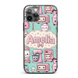 Cute Kawaii Appliances Mixer Toaster Blender Mint Custom Name Protective Phone Case Mobile Cover Durable Everyday Smartphone Shock Resistant