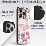 Cute Kawaii Appliances Mixer Toaster Blender Custom Name Protective Phone Case Mobile Cover Durable Everyday Smartphone Shock Resistant