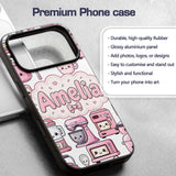Cute Kawaii Appliances Mixer Toaster Blender Custom Name Protective Phone Case Mobile Cover Durable Everyday Smartphone Shock Resistant
