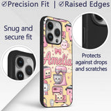 Cute Kawaii Appliances Mixer Toaster Blender Custom Name Protective Phone Case Mobile Cover Durable Everyday Smartphone Shock Resistant