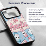 Cute Kawaii Sugar Jar Bottles with Printed Design Custom Name Protective Phone Case Mobile Cover Durable Everyday Smartphone Shock Resistant