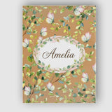 Personalised Name Watercolor Butterflies Custom  Unique Gift Idea Elegant Feature Canvas Wall Art Print Decor Picture Ready to Hang