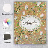 Personalised Name Watercolor Butterflies Custom  Unique Gift Idea Elegant Feature Canvas Wall Art Print Decor Picture Ready to Hang