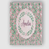 Personalised Name Watercolor Butterflies Custom  Unique Gift Idea Elegant Feature Canvas Wall Art Print Decor Picture Ready to Hang