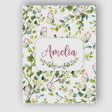Personalised Name Watercolor Butterflies Custom  Unique Gift Idea Elegant Feature Canvas Wall Art Print Decor Picture Ready to Hang
