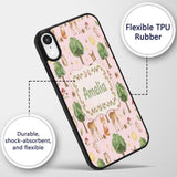 Watercolor Forest Animals Deer Owl Mushrooms Custom Name Protective Phone Case Mobile Cover Durable Everyday Smartphone Shock Resistant