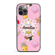 Summer Chihuahua Dog Sunglasses Kawaii Beach Icon Custom Name Protective Phone Case Mobile Cover Durable Everyday Smartphone Shock Resistant