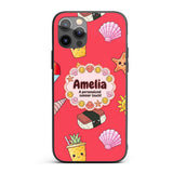 Summer Chihuahua Dog Sunglasses Kawaii Beach Red Custom Name Protective Phone Case Mobile Cover Durable Everyday Smartphone Shock Resistant