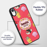 Summer Chihuahua Dog Sunglasses Kawaii Beach Red Custom Name Protective Phone Case Mobile Cover Durable Everyday Smartphone Shock Resistant