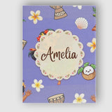 Personalised Name Cute Hawaiian Girl Hula Custom  Unique Gift Idea Elegant Feature Canvas Wall Art Print Decor Picture Ready to Hang