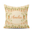 Custom Name Farmhouse Style Hand Drawn Carrot Distressed Texture Square Filled Cushion Throw Pillow Sofa Bed Home Decor Zip Washable UK Made