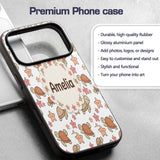 Cute Sea Turtles And Starfish Kawaii Grey Ocean Custom Name Protective Phone Case Mobile Cover Durable Everyday Smartphone Shock Resistant