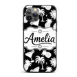 Soft Grey Minimal Plain Background Subtle Texture Custom Name Protective Phone Case Mobile Cover Durable Everyday Smartphone Shock Resistant