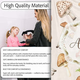 Forest Mushrooms Botanical Elements on Neutral Cream Seamless  Personalised Custom Name Super Soft Fleece Blanket Bed Sofa Throw