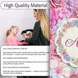 Bright Colourful Mixed Floral Roses Peonies and Daisies Seamless  Personalised Custom Name Super Soft Fleece Blanket Bed Sofa Throw