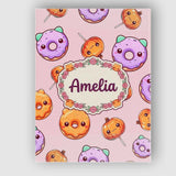 Personalised Name Cute Halloween Donuts Custom  Modern Room Accent Elegant Feature Canvas Wall Art Print Decor Picture Ready to Hang