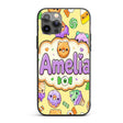 Cute Halloween Donut Candy Eyeball Ice Cream Custom Name Protective Phone Case Mobile Cover Durable Everyday Smartphone Shock Resistant