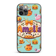 Cute Kawaii Halloween Pumpkin Candy Scarecrow Custom Name Protective Phone Case Mobile Cover Durable Everyday Smartphone Shock Resistant