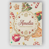 Personalised Name Cute Christmas Gingerbread Custom Bespoke  Contemporary Display Canvas Wall Art Print Decor Picture Ready to Hang