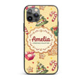 Christmas Gingerbread Man Tree Gift Snowman on Custom Name Protective Phone Case Mobile Cover Durable Everyday Smartphone Shock Resistant