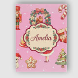 Personalised Name Nutcracker Wreath Cake Custom  Unique Gift Idea Elegant Feature Canvas Wall Art Print Decor Picture Ready to Hang