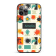 Abstract Starburst Shapes Geometric Colorful Custom Name Protective Phone Case Mobile Cover Durable Everyday Smartphone Shock Resistant