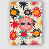 Personalised Name Abstract Bold Sunburst Custom  Unique Gift Idea Elegant Feature Canvas Wall Art Print Decor Picture Ready to Hang