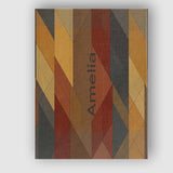 Personalised Name Abstract Warm Tone Custom Premium Decorative Design Modern Room Accent Canvas Wall Art Print Decor Picture Ready to Hang