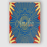 Personalised Name Abstract Firework Starburst Custom Unique Gift Idea Modern Room Accent Canvas Wall Art Print Decor Picture Ready to Hang
