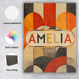 Personalised Name Arch Landscape Abstract Custom  Unique Gift Idea Elegant Feature Canvas Wall Art Print Decor Picture Ready to Hang